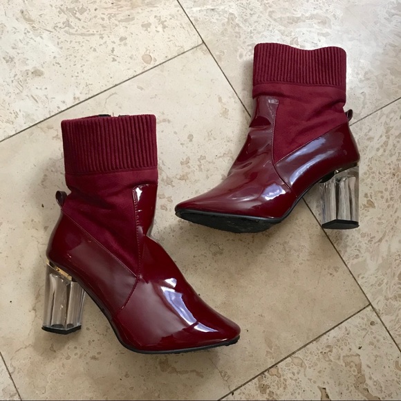 clear shoes wide width